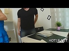 Legal age teenager sex in socks
